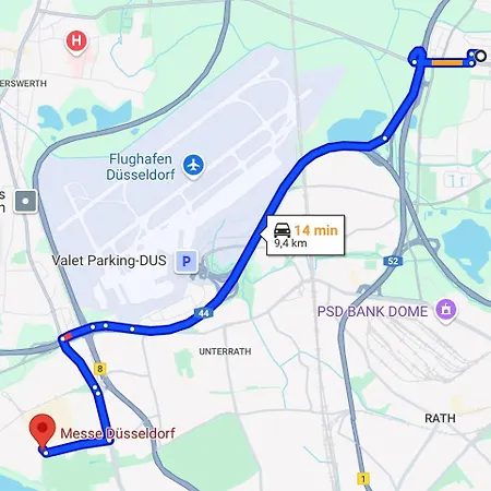 Messenahe Moderne Zwei-zimmer-wohnung 42qm Ratingen