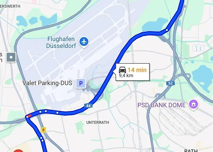 Messenahe Moderne Zwei-zimmer-wohnung 42qm Ratingen